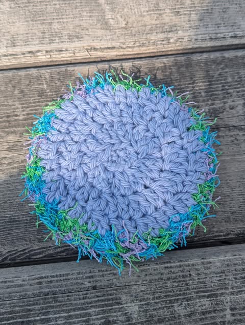 Blue/ Purple Scrubby Buddy