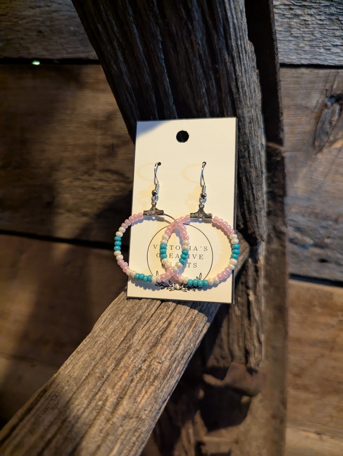 Spring Bloom Mini Hoops