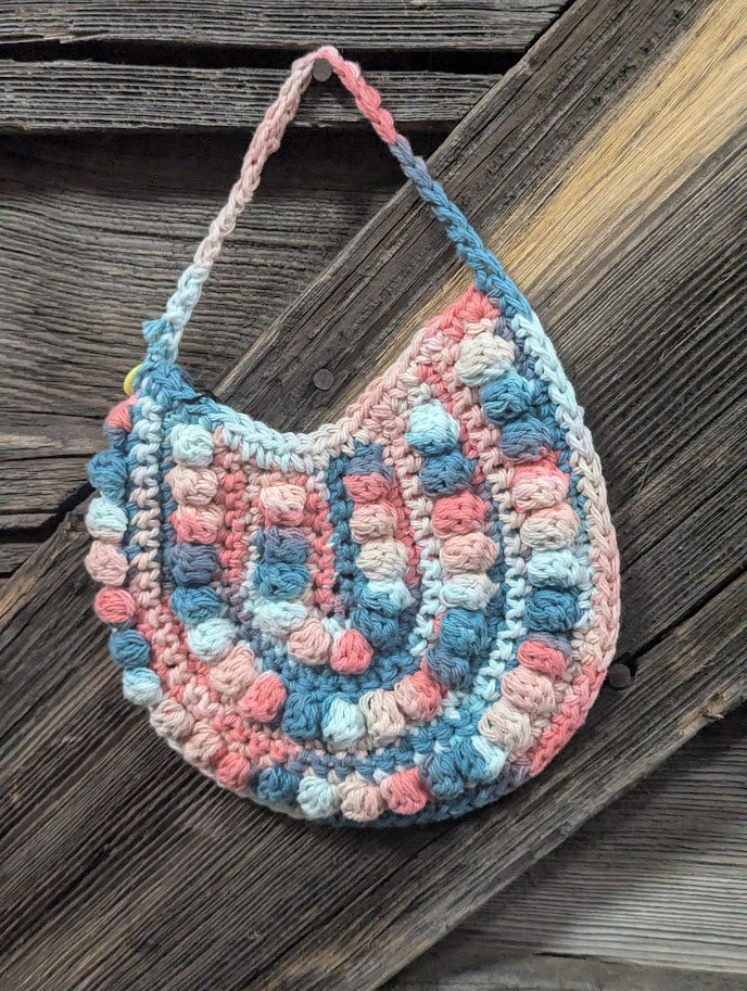 Salmon/Teal Baby Bib