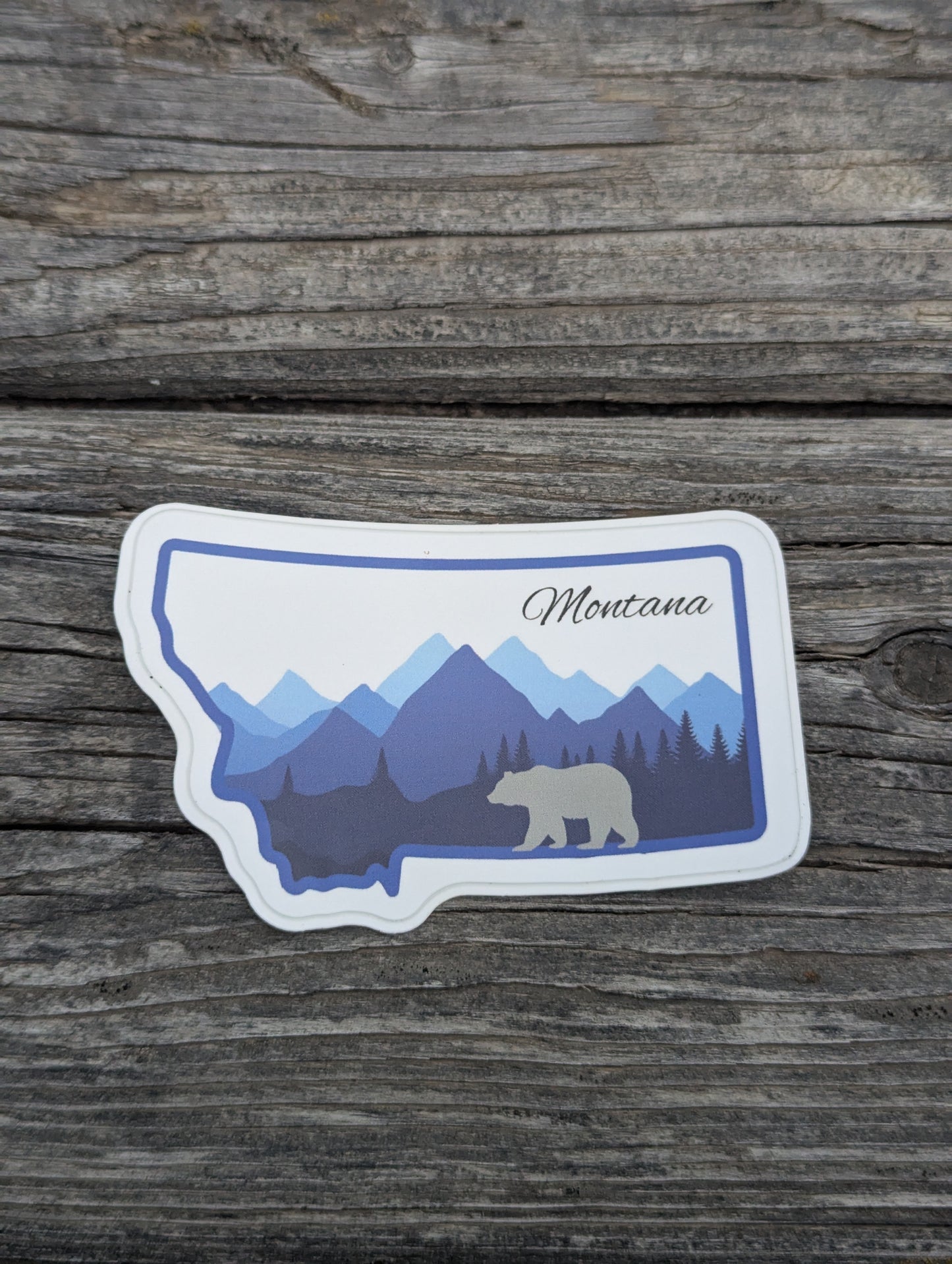 Montana w/ Mountains and Bear