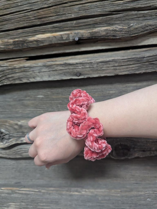 Dark Pink Scrunchie