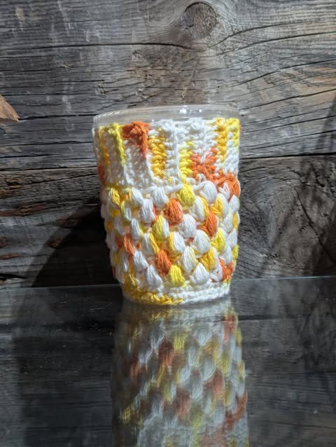 Orange/Yellow/White Cup Cozy