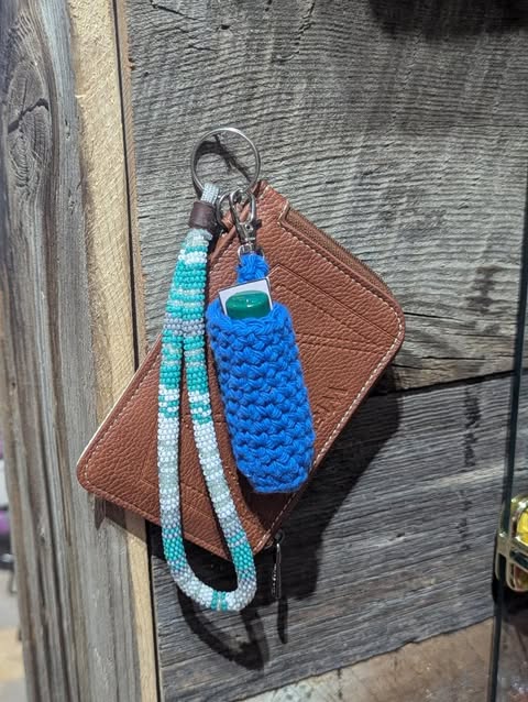 Blue Chapstick Holder