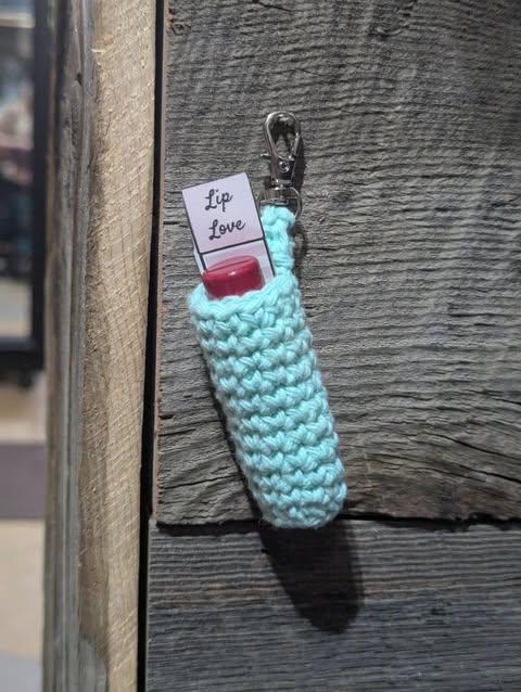 Mint Blue Chapstick Holder