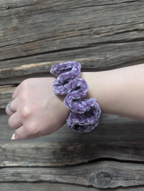 Purple Scrunchie