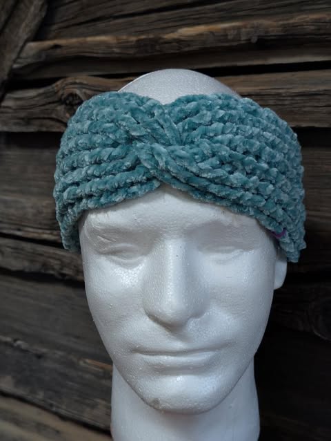 Teal Adult Velvet Headband