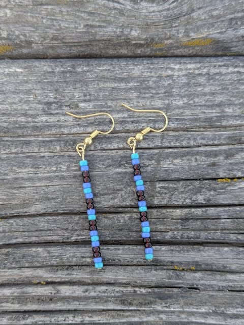 Spring Meadow Single Pin Earrings