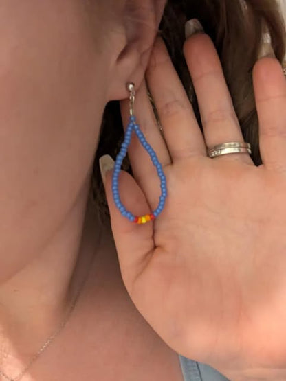 Periwinkle Teardrop Earrings