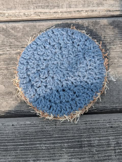 Denim blue/ Tan Scrubby Buddy