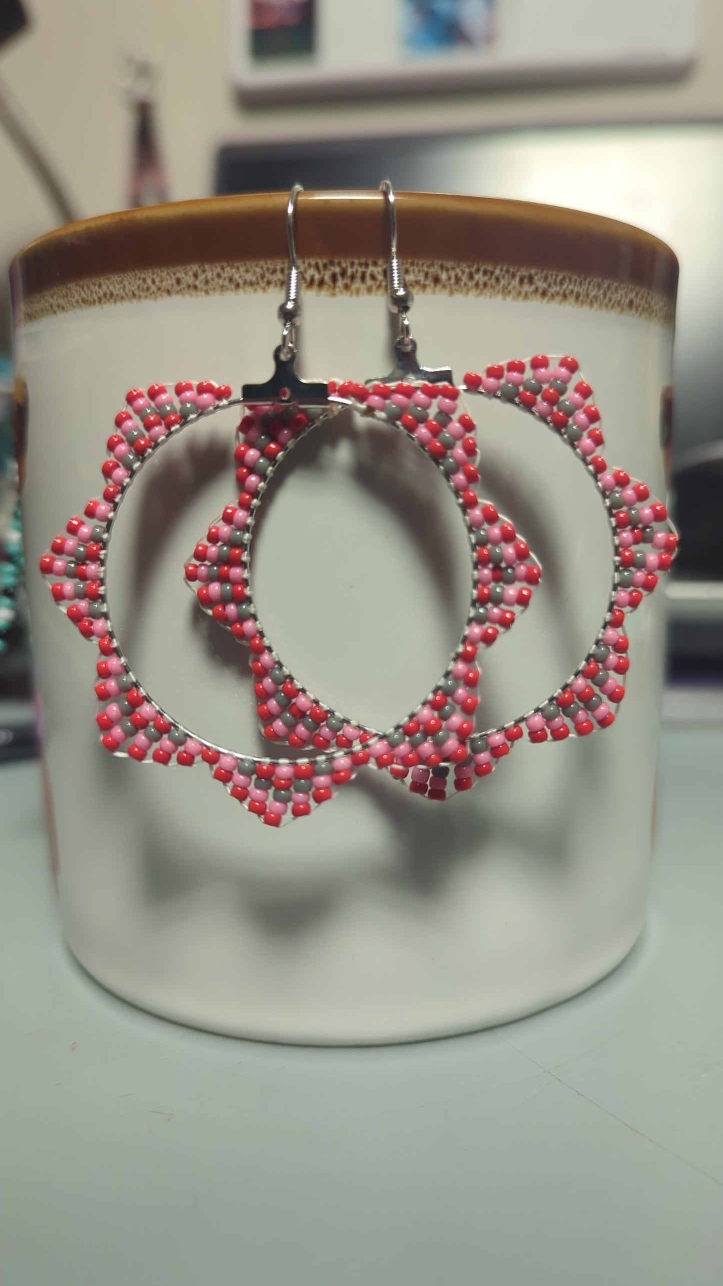 Berry Burst Zigzag Hoops