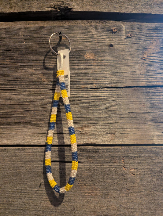 Big Sky Beaded Wristlet Keychain