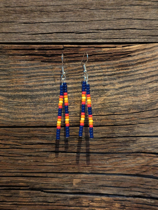 Campfire Double Pin Earrings