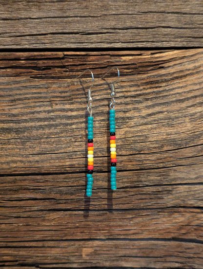 Desert Bloom Single Pin Earrings