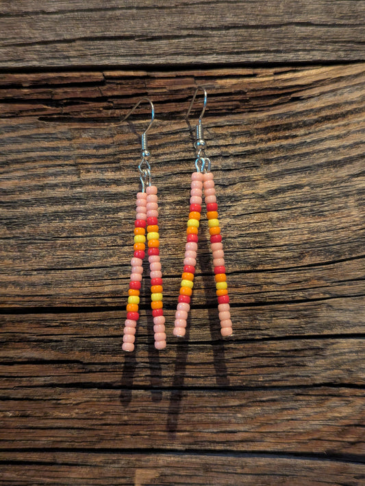 Desert Sunset Double Pin Earrings