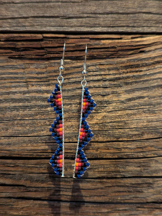 Evening Ridge Zigzag Earrings