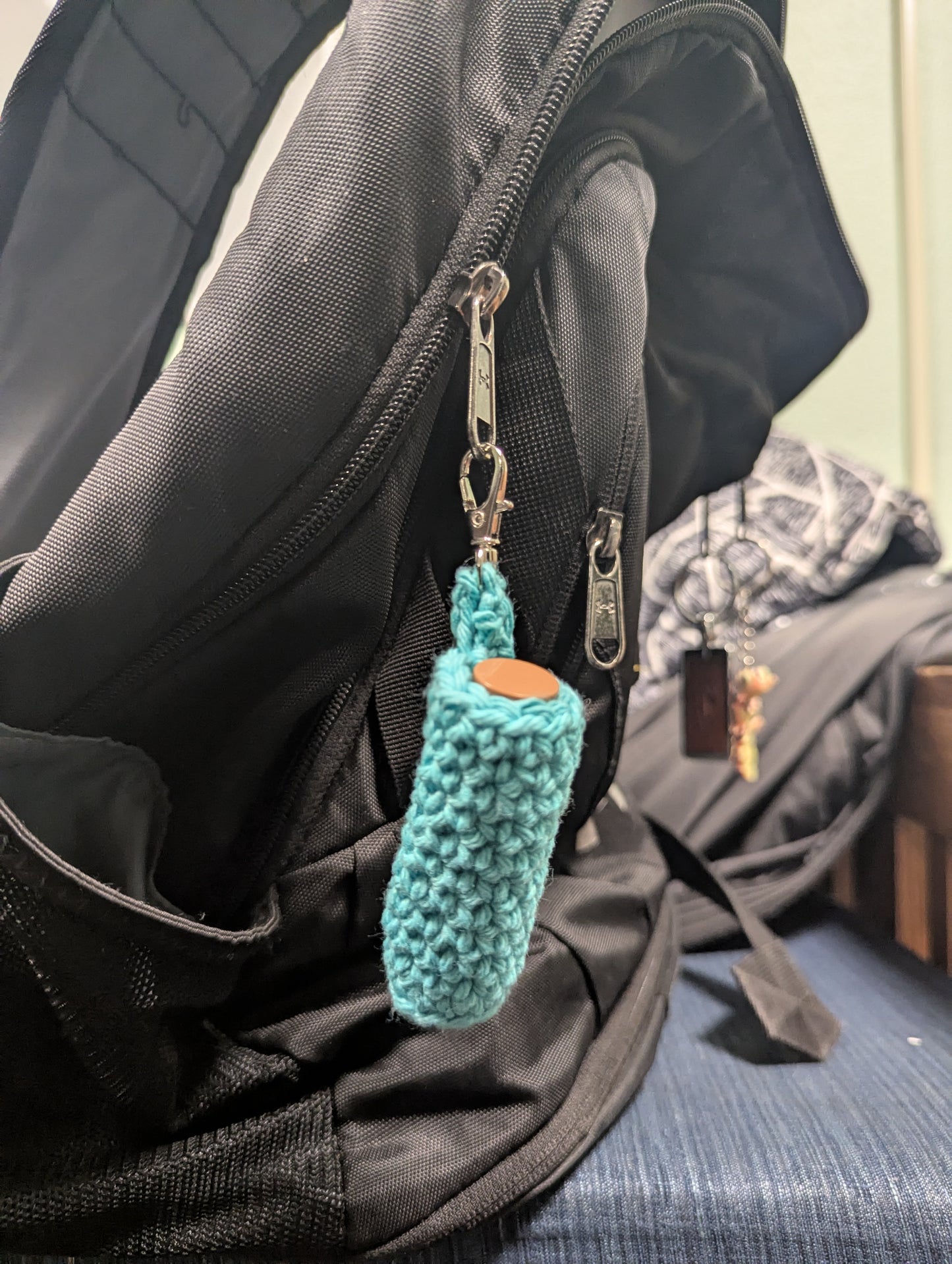 Mint Blue Chapstick Holder