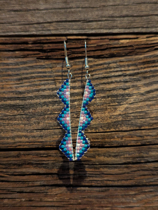 Montana Blues Zigzag Earrings