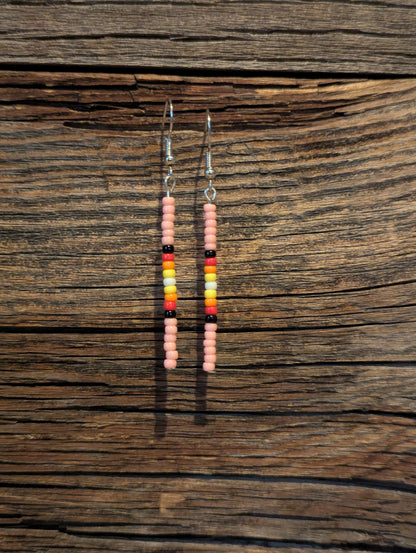 Montana Sunrise Single Pin Earrings