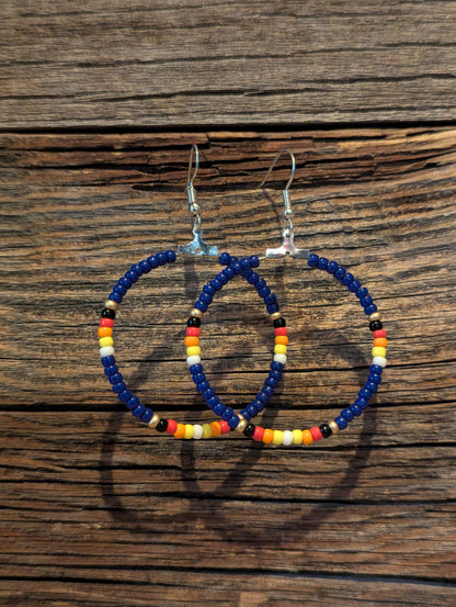 Mountain Sunset Big Hoops