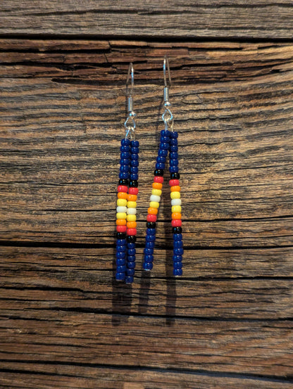 Nightfall Double Pin Earrings