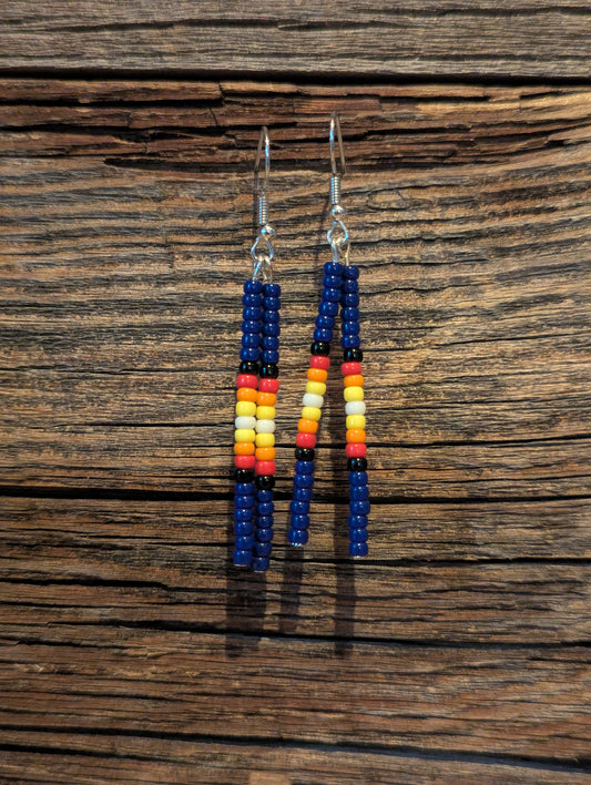 Nightfall Double Pin Earrings