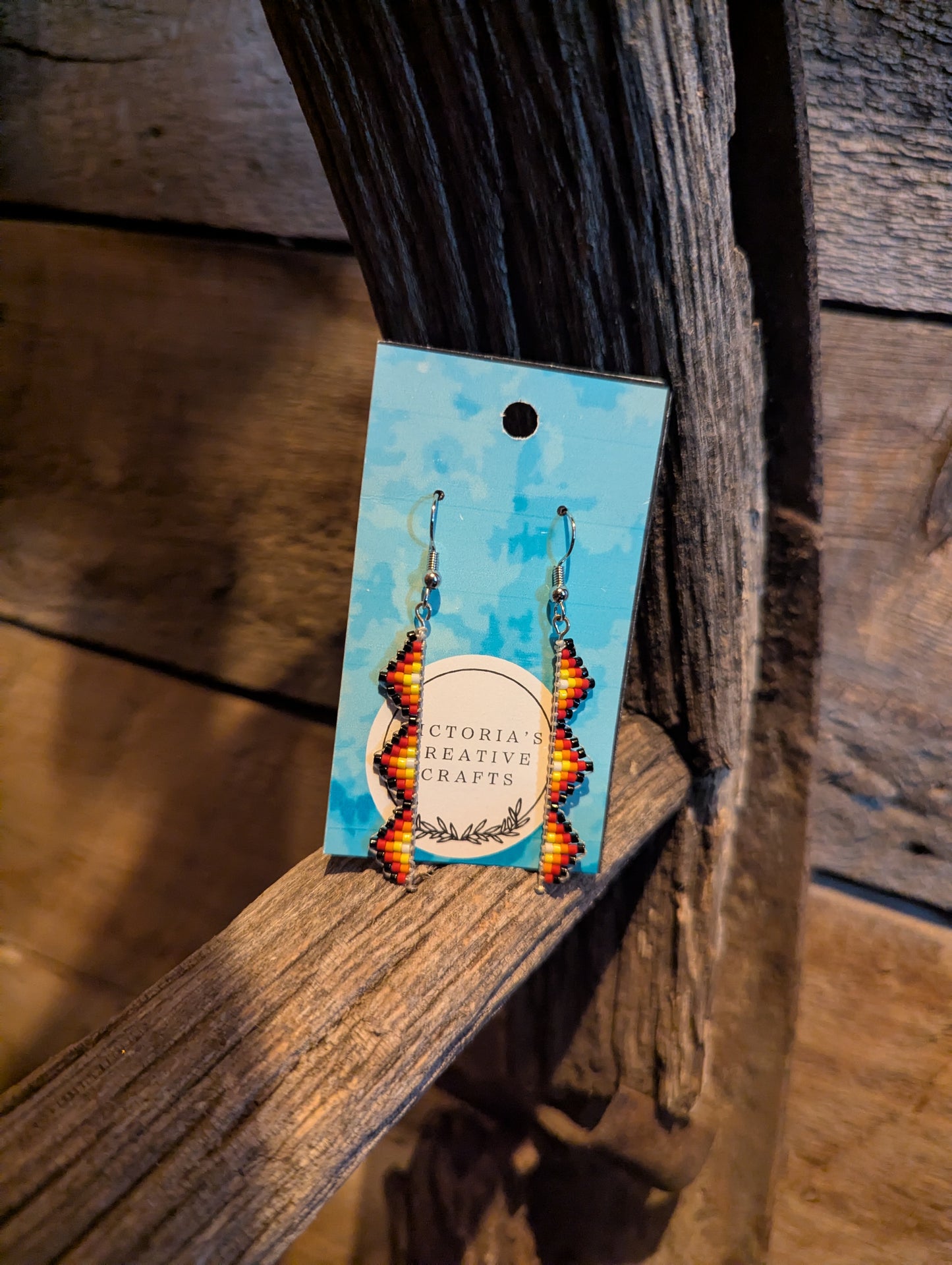 Sunrise Canyon Zigzag Earrings