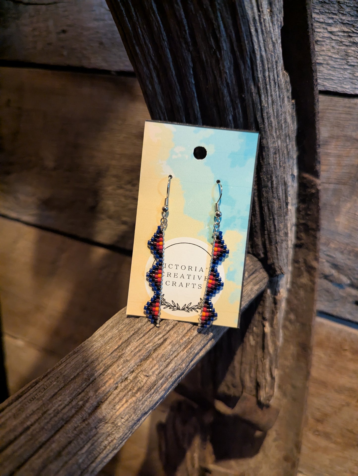 Evening Ridge Zigzag Earrings