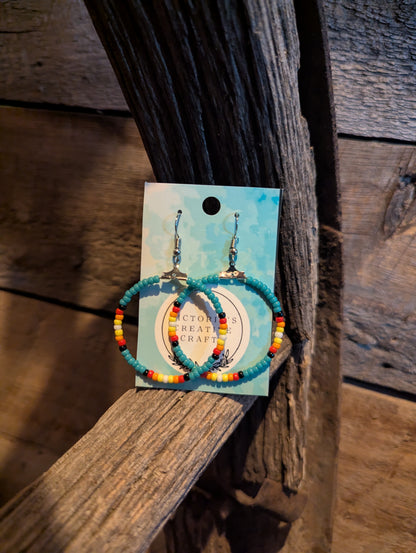 Mountain Sunrise Big Hoops