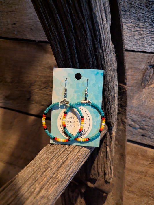 Mountain Sunrise Big Hoops