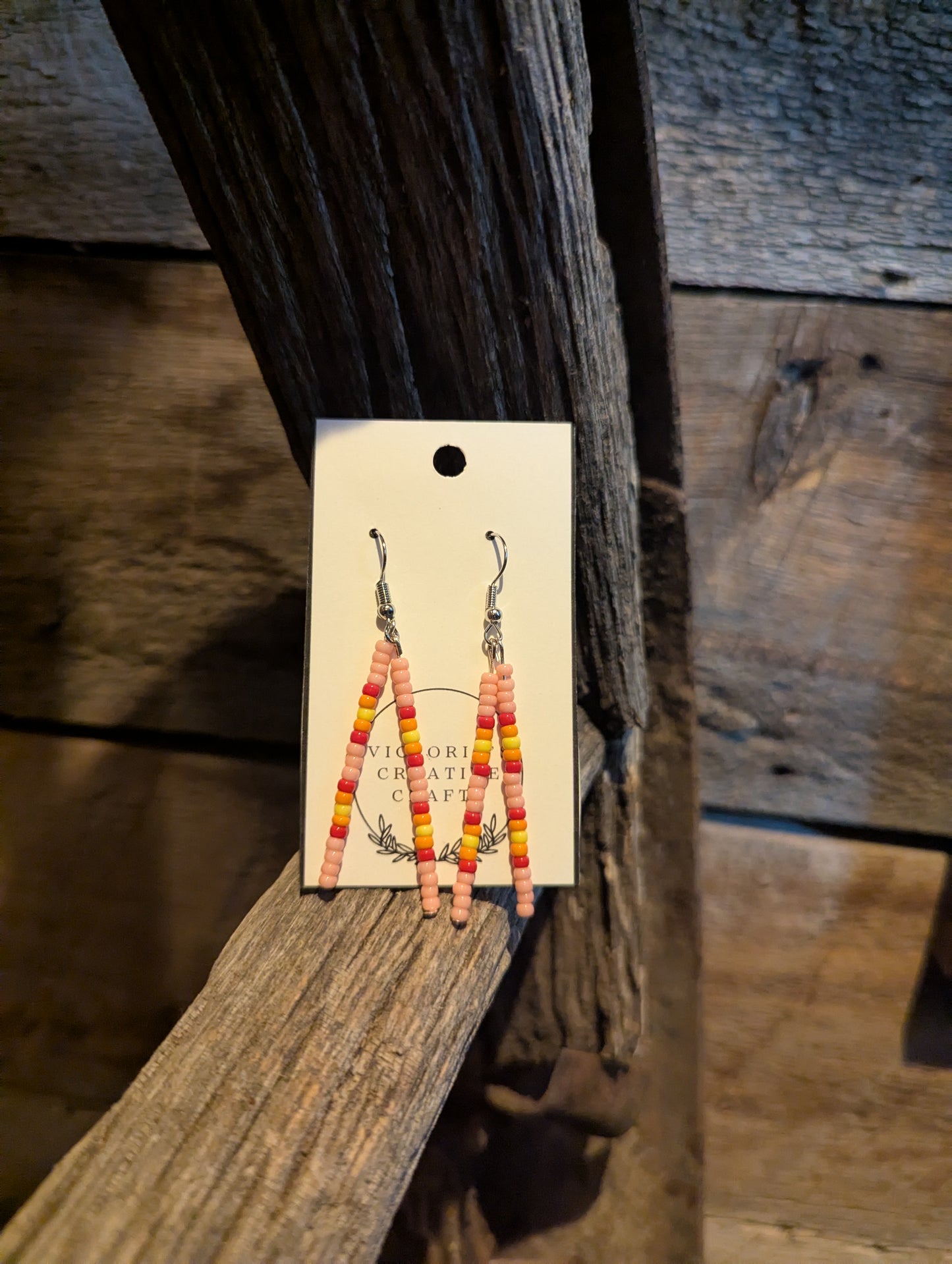 Desert Sunset Double Pin Earrings