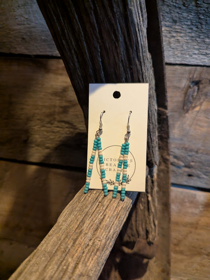 Glacier Stream Double Pin Earrings