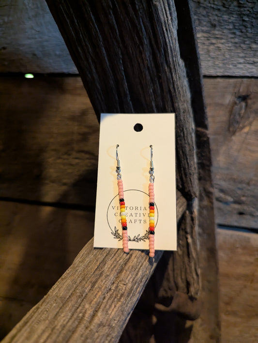 Montana Sunrise Single Pin Earrings