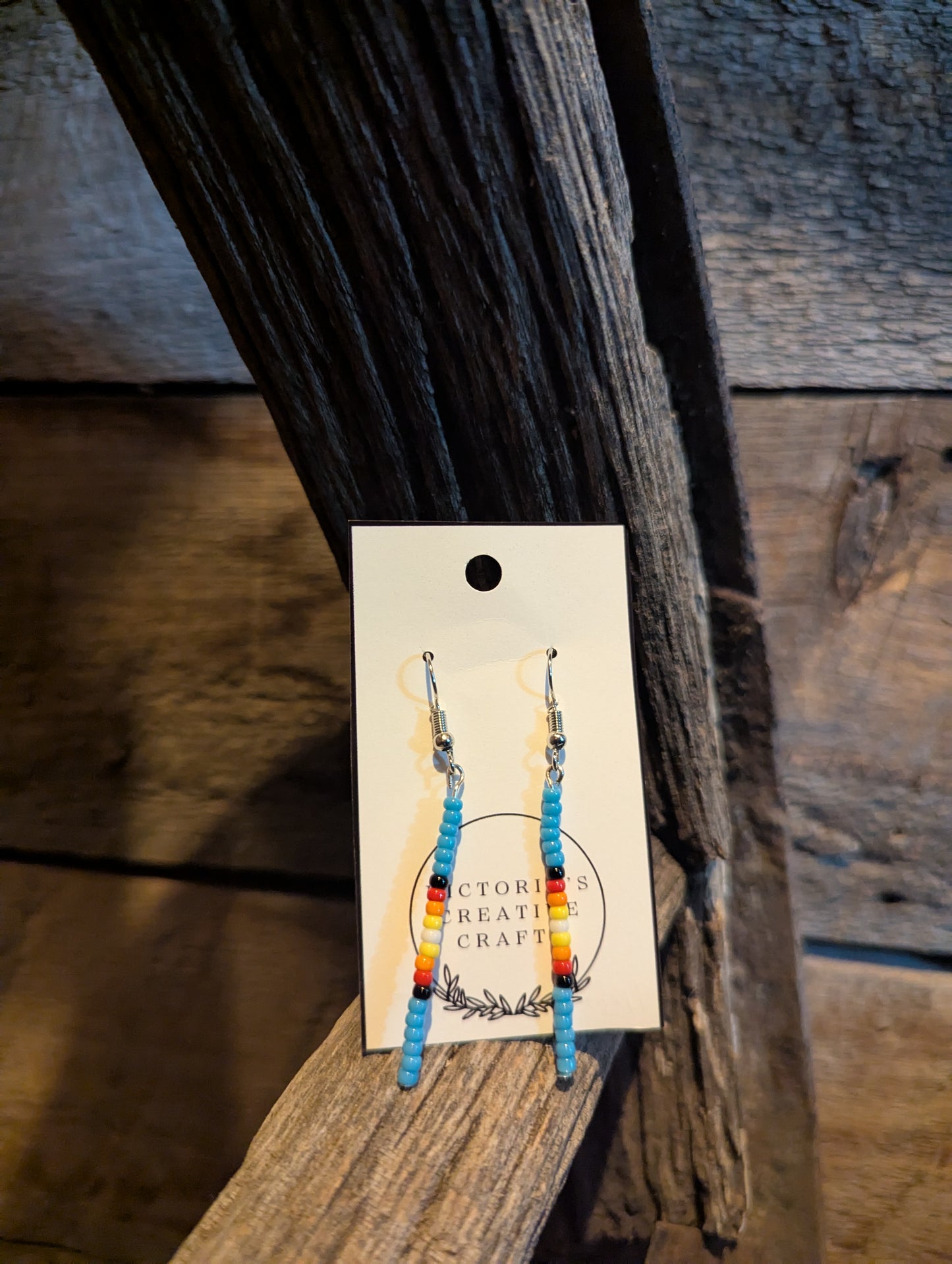 Desert Sunrise Single Pin Earrings