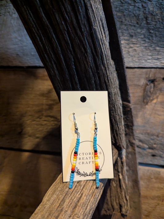 Desert Sunrise Single Pin Earrings