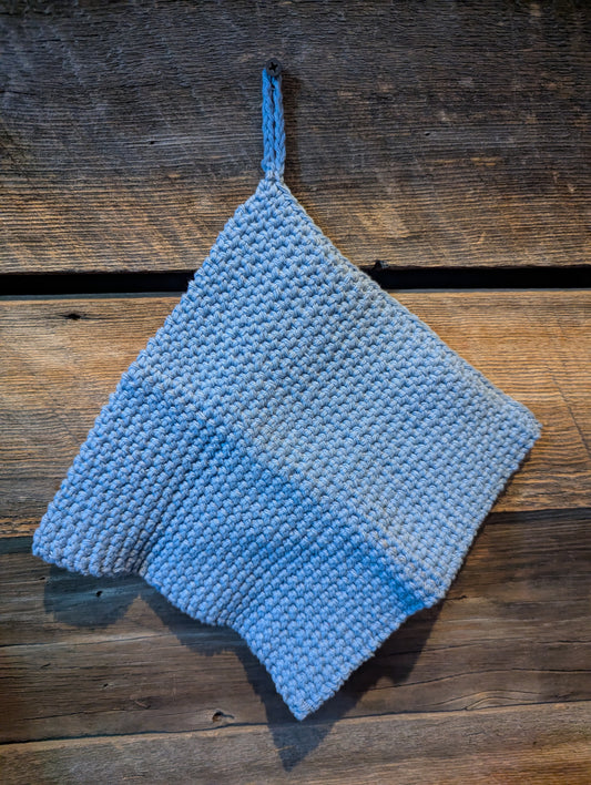 Marine Blue Potholder