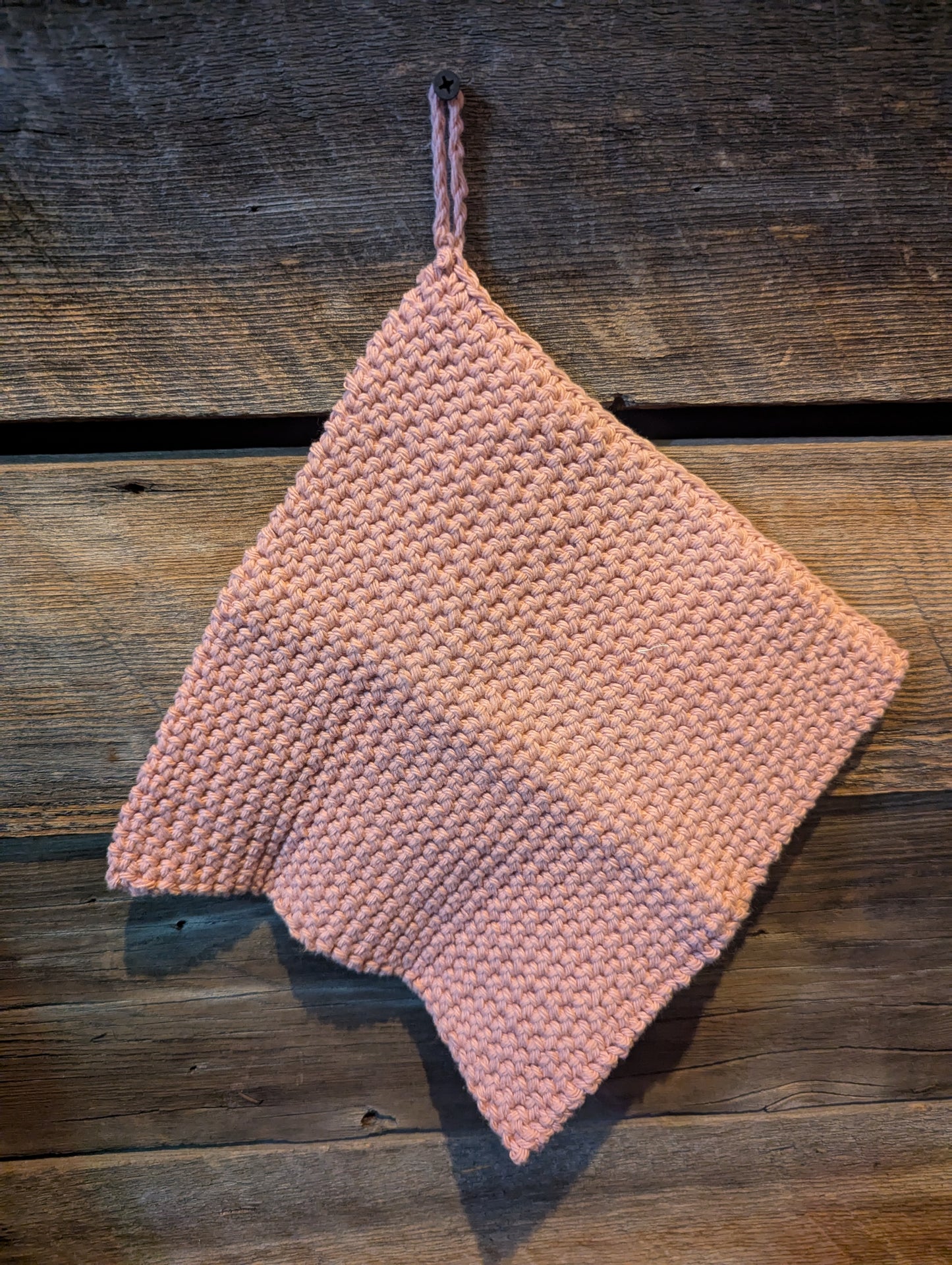 Rose Pink Potholder