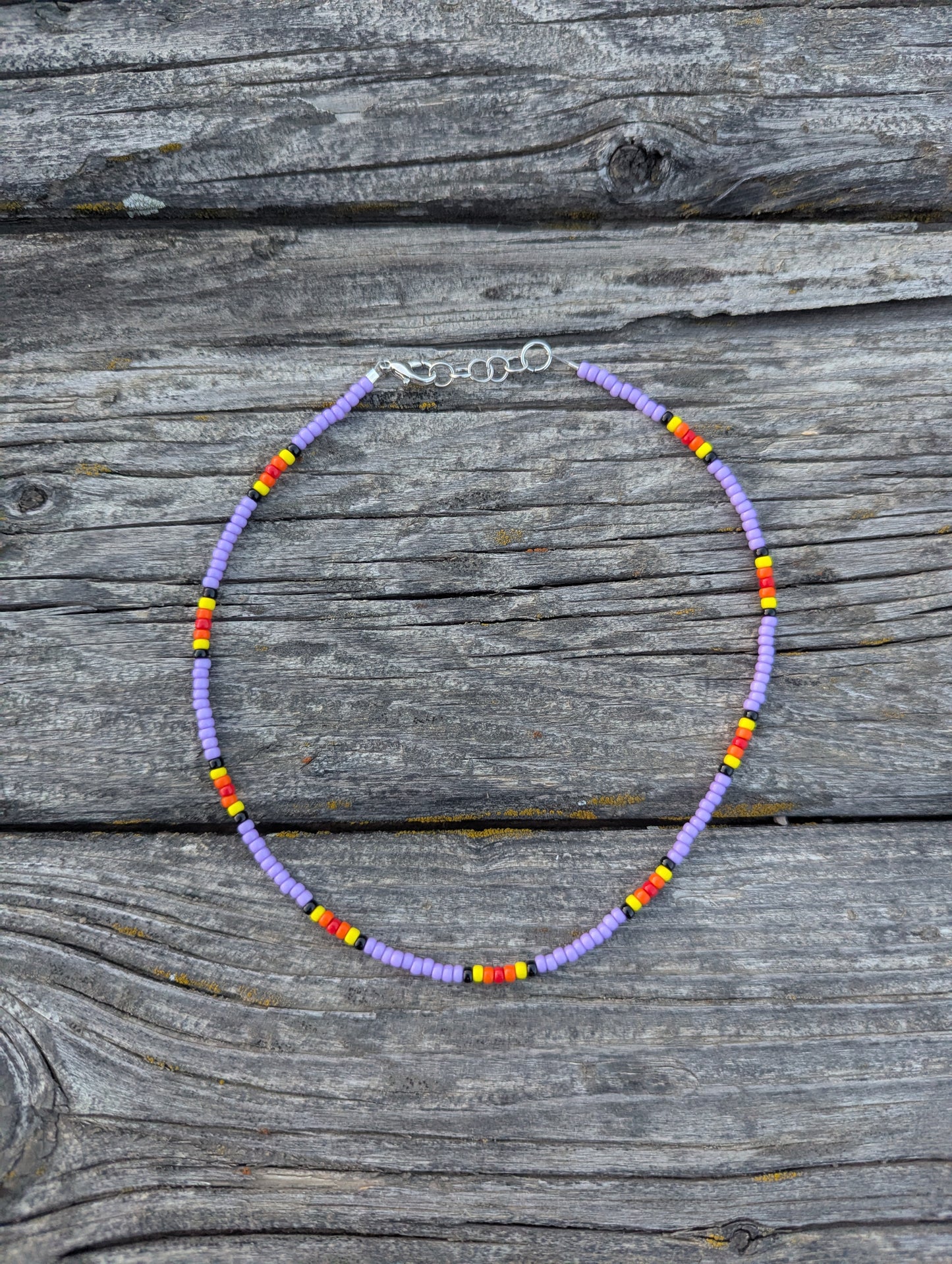 Purple Blossom Choker