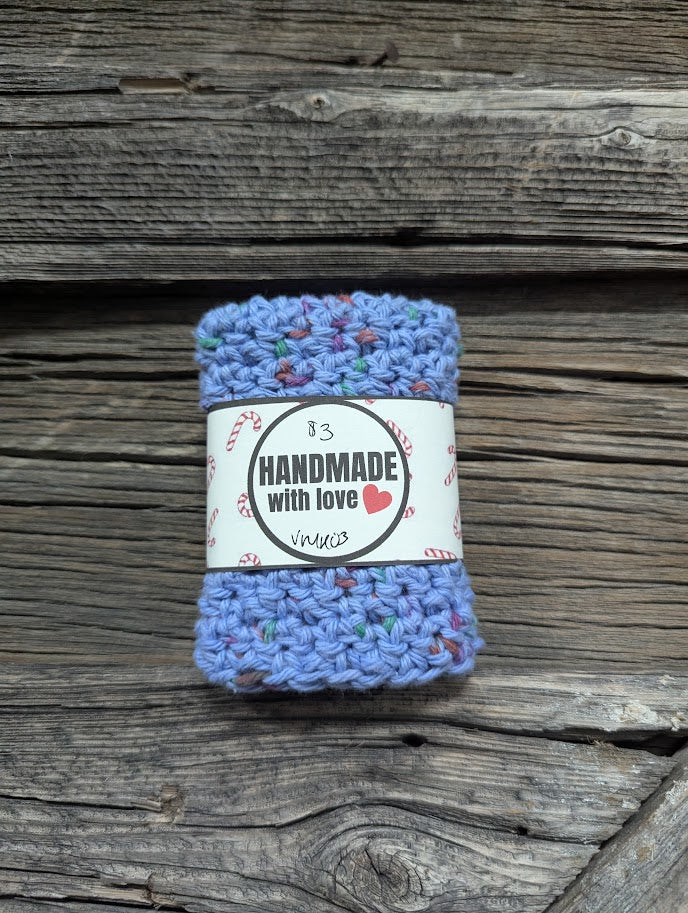 Speckled Blues Dishcloth