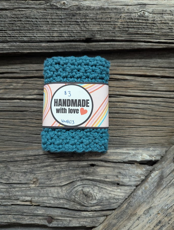 Teal Dishcloth