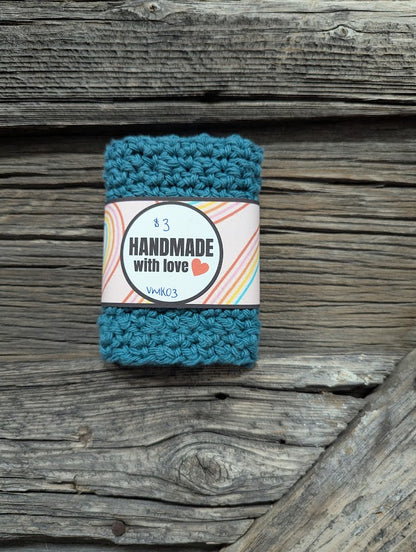 Teal Dishcloth