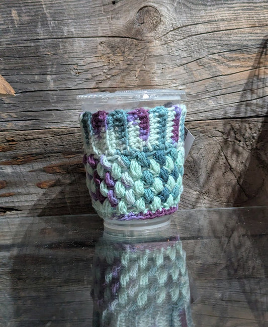 Teal/Purple Cup Cozy