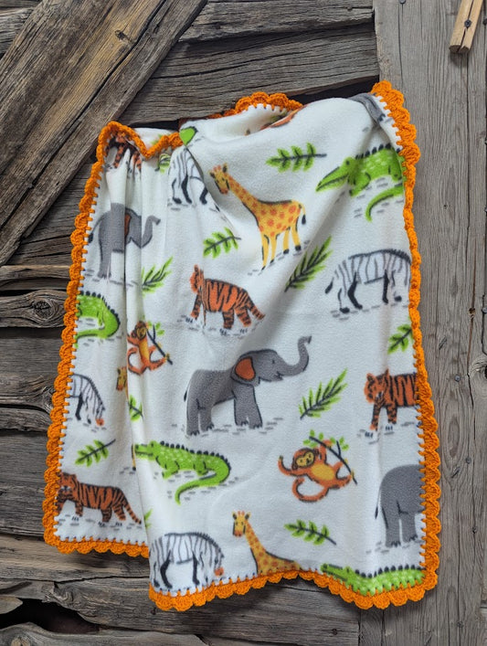 Safari Receiving Blanket (fleece)