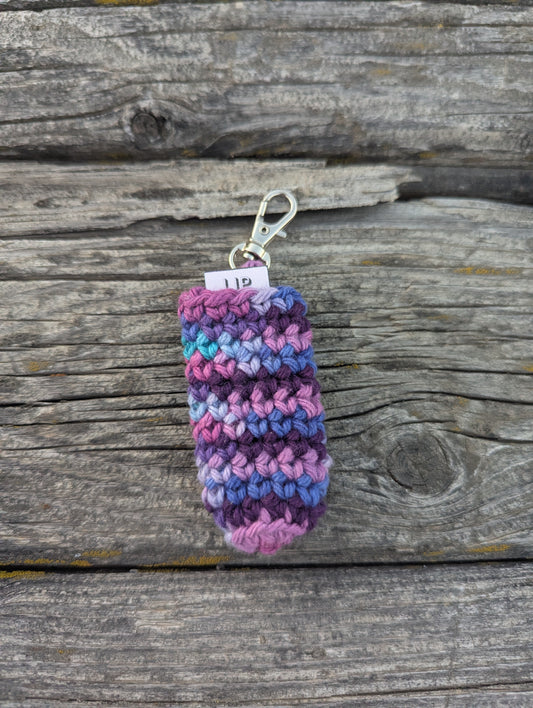 Shades of Purple Chapstick Holder