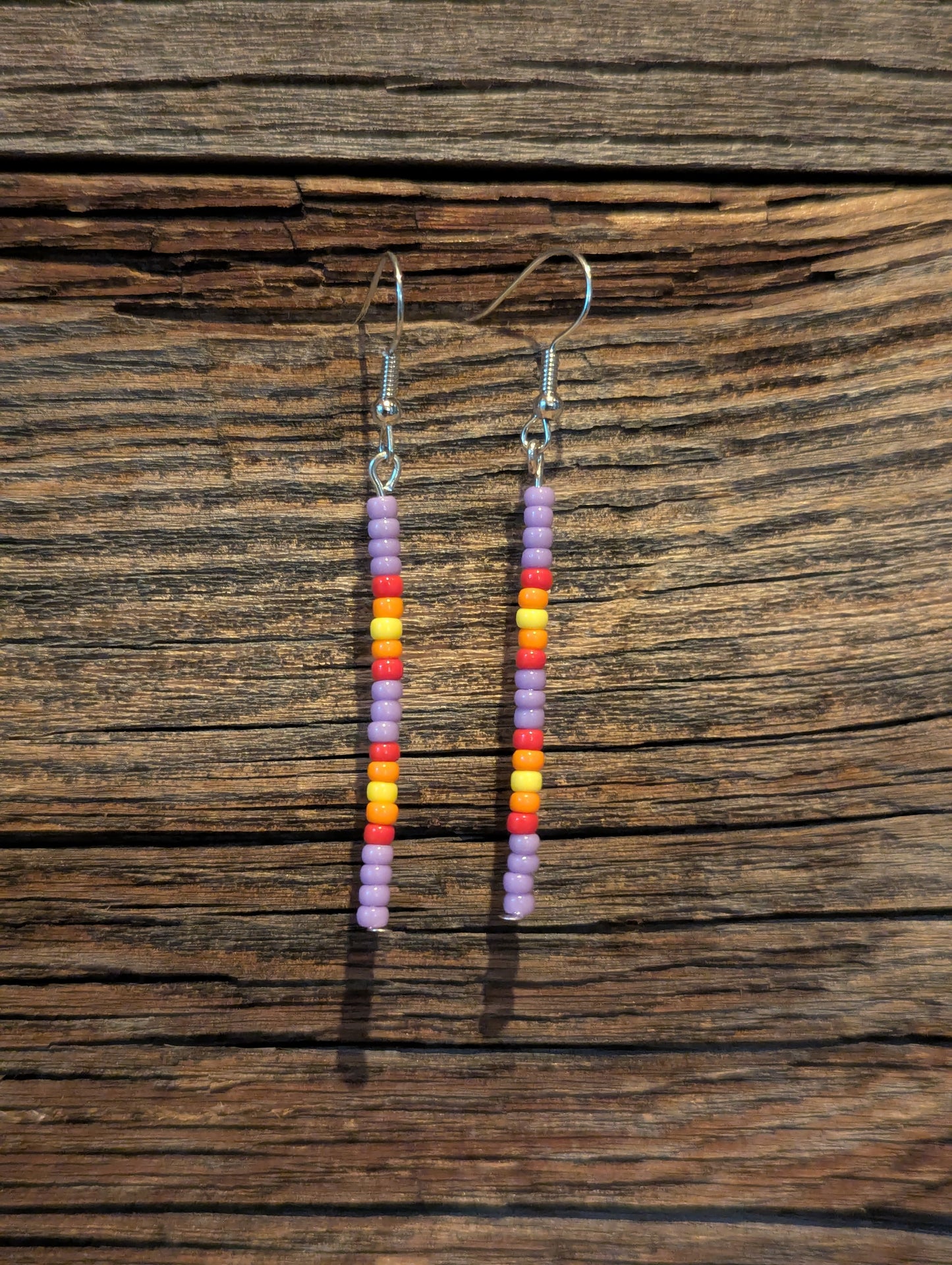 Painted Desert Twilight Single Pin Earrings