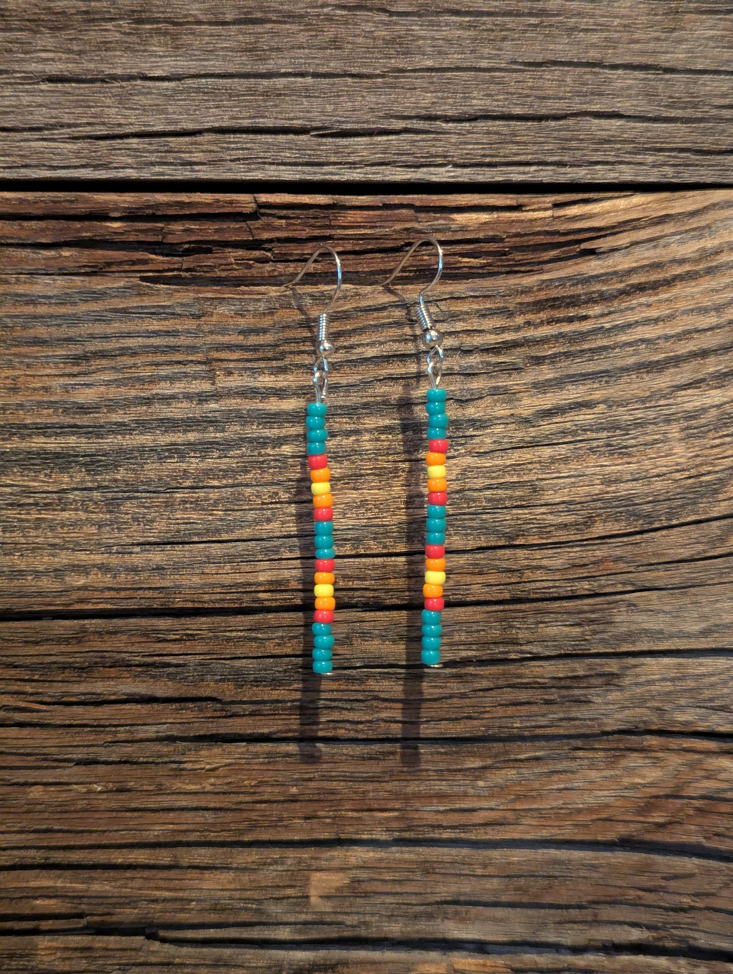 Painted Flicker Single Pin Earrings