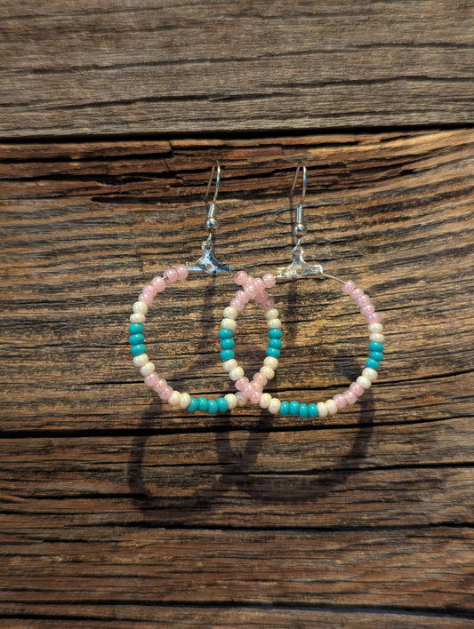 Spring Bloom Mini Hoops