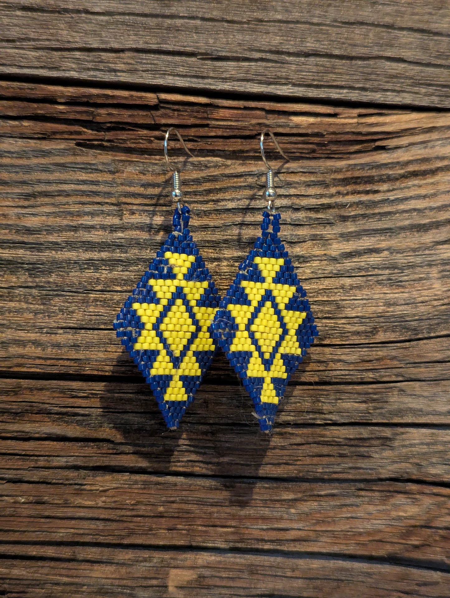 Starburst Diamond Shaped Earrings