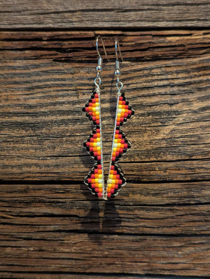 Sunrise Canyon Zigzag Earrings