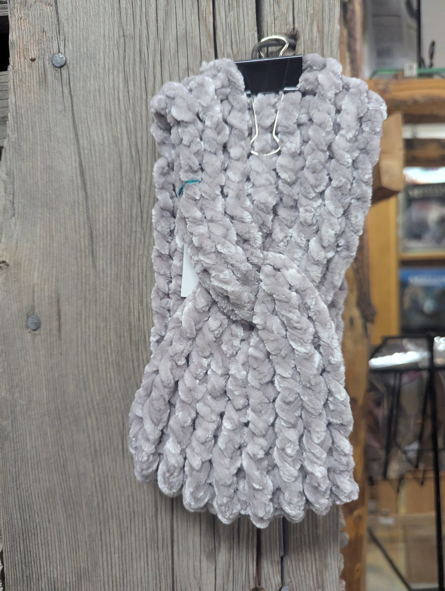 Light Gray Velvet Child Headband