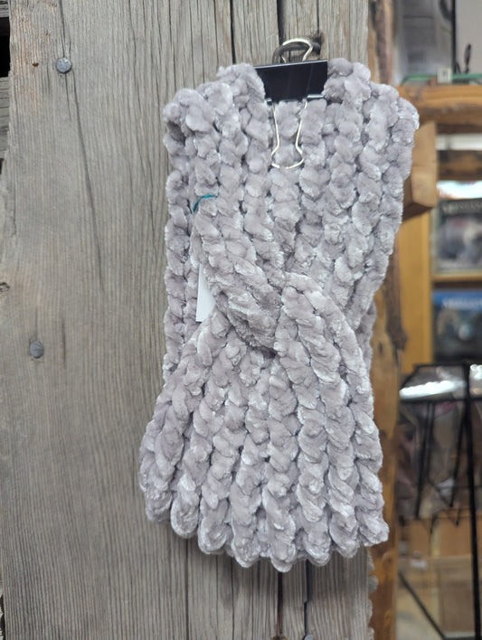Light Gray Velvet Child Headband
